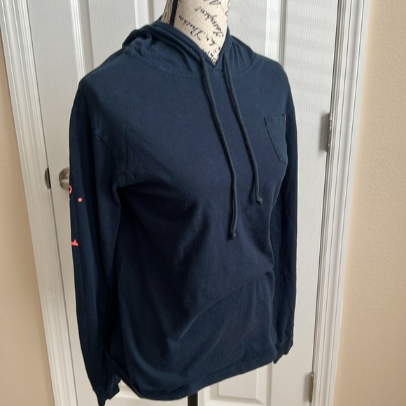 Simply Southern Hoodie Long Sleeve Graphic Pullover Top Casual Navy Ladies Small - Picture 8 of 9